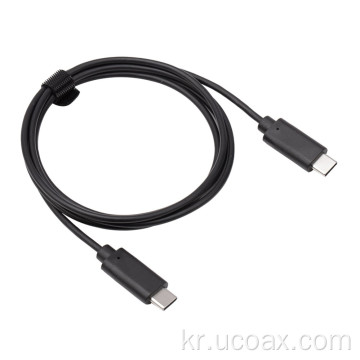 USB 케이블 어셈블리 USB4 Type C 수컷 케이블